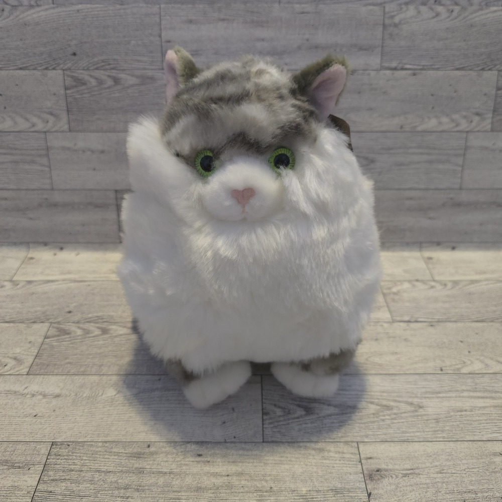 Aurora 2017 Fat Cats Dumpling‎ Tabby Cat Plush 9.5" Stuffed Animal